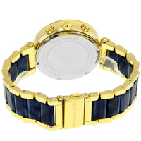 Michael Kors Parker MK6238 Gold-Tone Navy Blue Acetate Women's Watch
