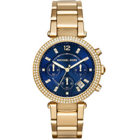 Michael Kors Parker MK6262 Gold-Tone Navy Blue Dial Women's Watch