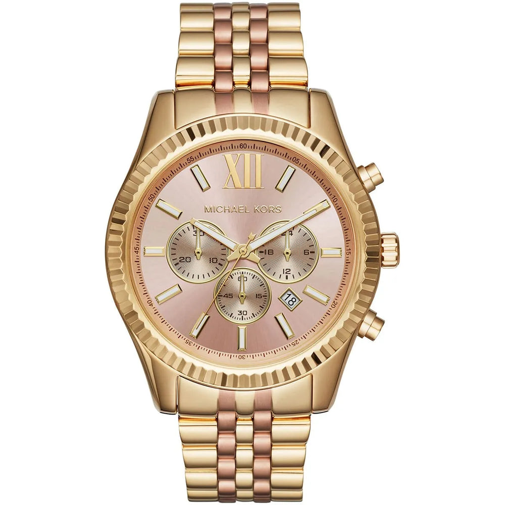 Michael Kors Lexington MK6473 Two-Tone Gold & Rose Gold Women's Watch