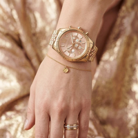 Michael Kors Lexington MK6473 Two-Tone Gold & Rose Gold Women's Watch