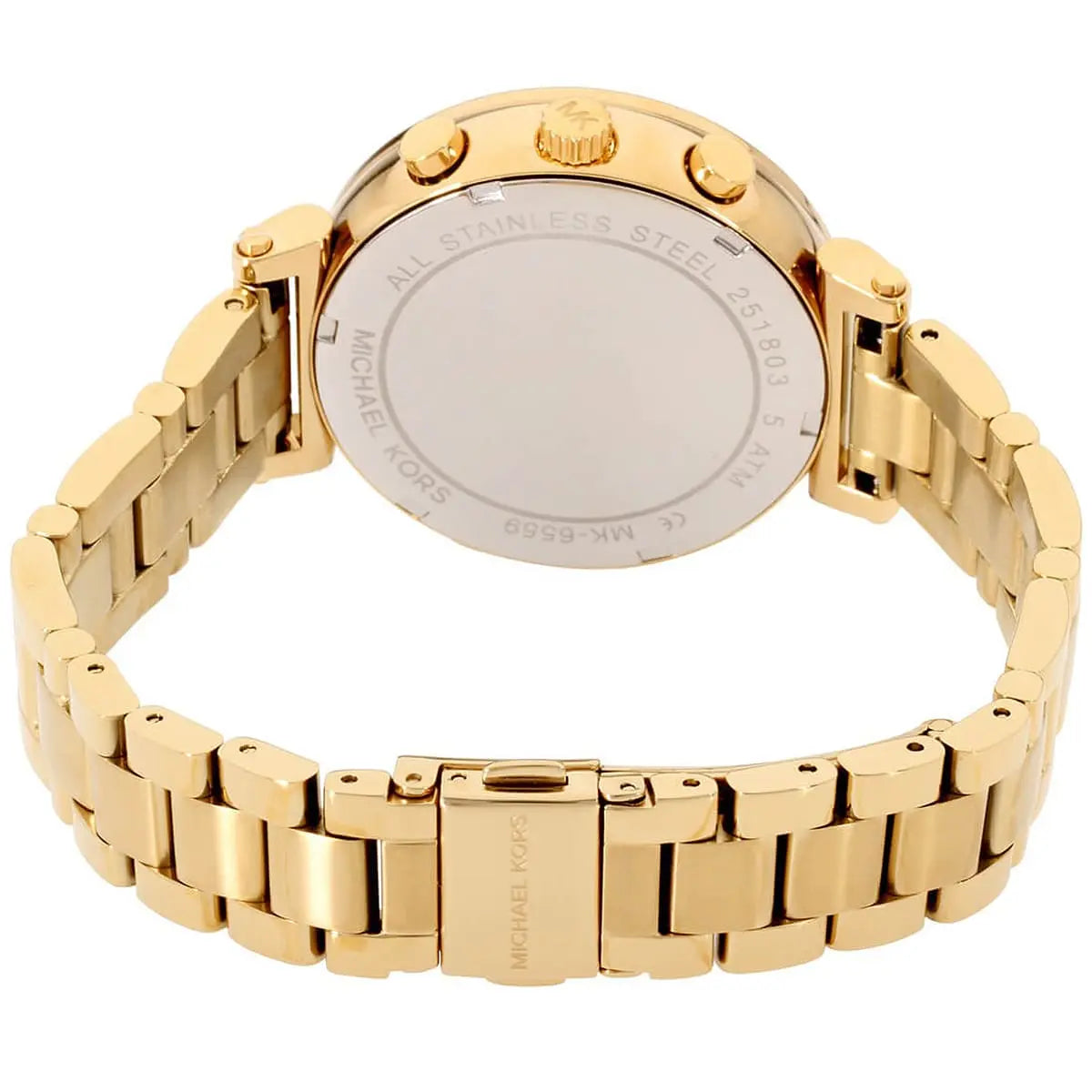 Michael Kors MK6559 Sofie Women’s Gold Dial Gold Chronograph Watch