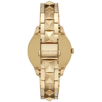Michael Kors Runway Mercer MK6715 Gold-Tone Full Pavé Crystal Women's Watch