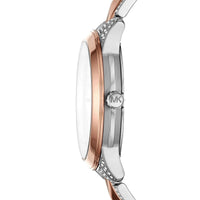 Michael Kors Runway Mercer MK6716 Two-Tone Full Pavé Crystal Women's Watch