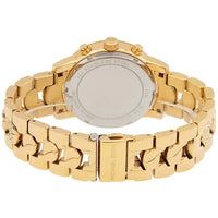 Michael Kors Ritz MK6937 Gold Pavé Chronograph Watch