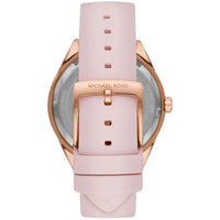 Michael Kors Jessa MK6946 Rose Gold-Tone Pink Dial Pink Rubber Women's Watch