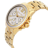 Michael Kors Everest MK7212 Gold-Tone Baguette Crystal Bezel Women's Watch