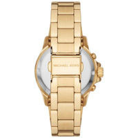 Michael Kors Everest MK7212 Gold-Tone Baguette Crystal Bezel Women's Watch