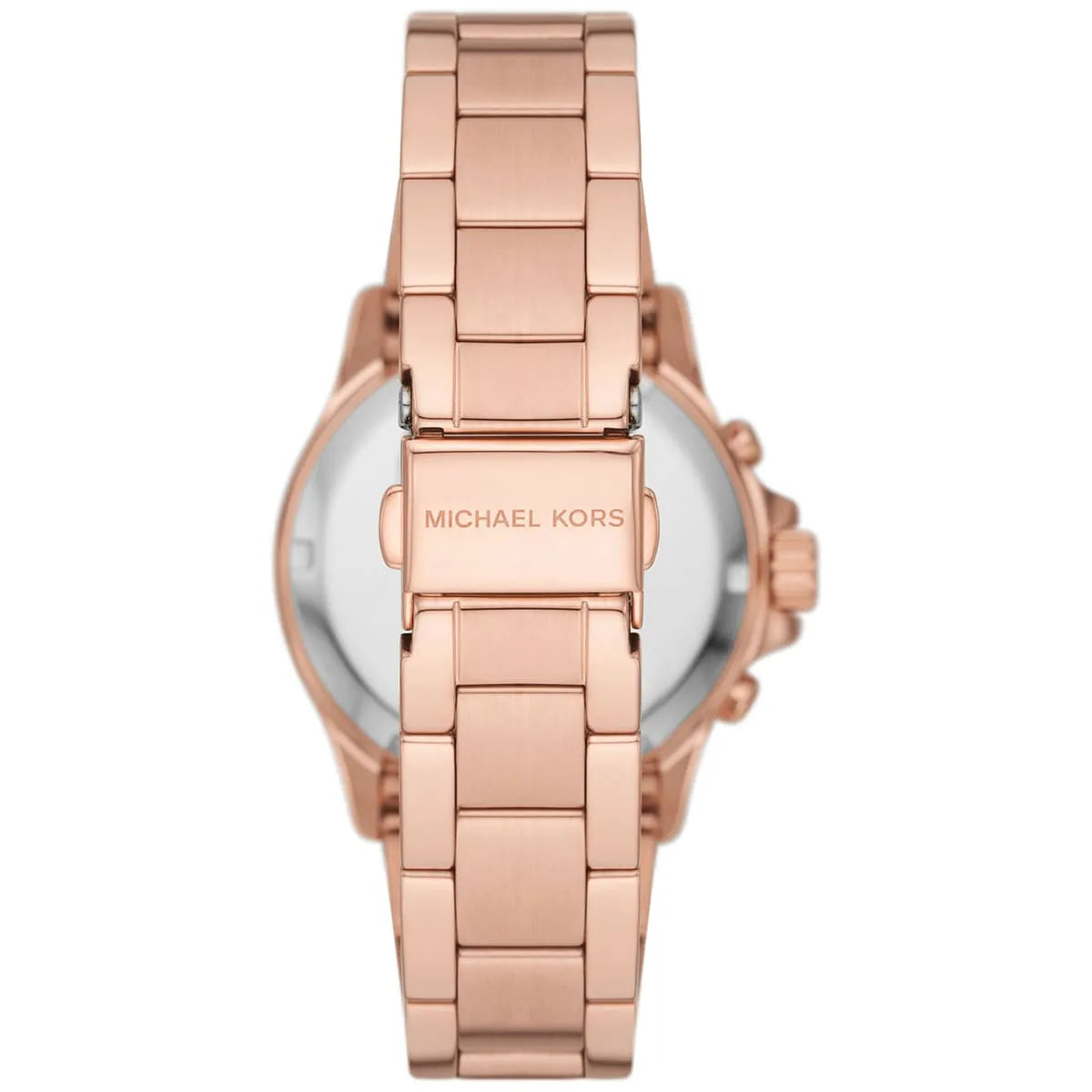 Michael Kors Everest MK7213 Rose Gold Tone Baguette Crystal Bezel Women's Watch