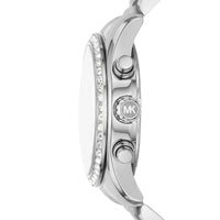 Michael Kors Lexington MK7277 Silver-Tone Blue Glitter Dial Women's Watch