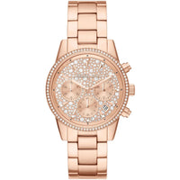 Michael Kors Ritz MK7302 Rose Gold Tone Full Pavé Crystal Women's Watch