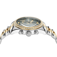Michael Kors Lexington MK7303 Two-Tone Silver & Gold Green Dial Women's Watch