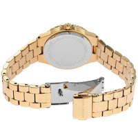 Michael Kors Lennox MK7395 Gold-Tone Watch with Emerald Green Dial