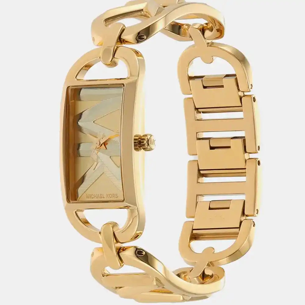 Michael Kors For Women Stainless Steel Bracelet Style Straps Analogue Watch MK7406