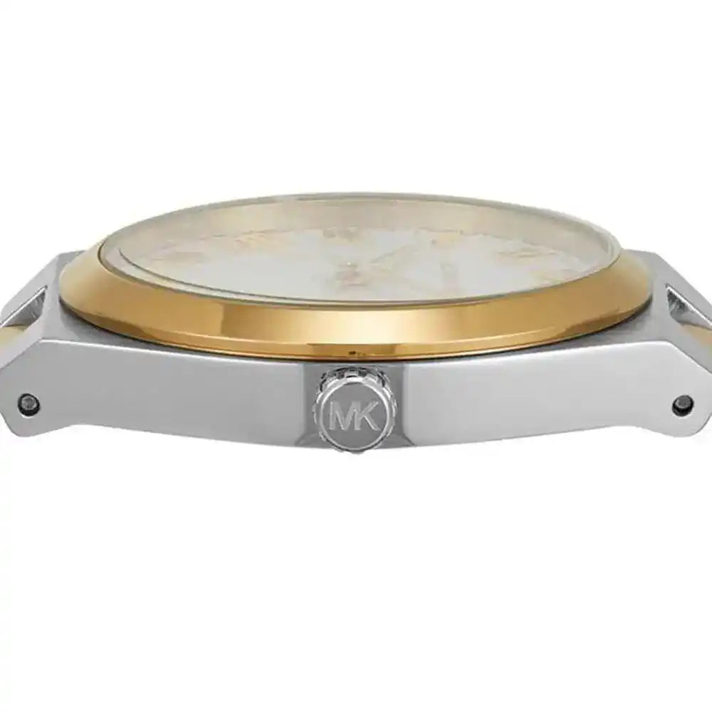 Michael Kors MK7464 Women’s White Dial Two-Tone Stainless Steel Lennox Watch