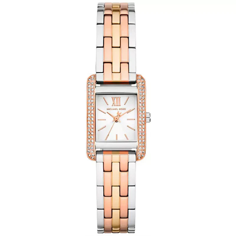 Michael Kors Emery MKo1146 White Dial Tri-Tone Stainless Steel Women's Watch
