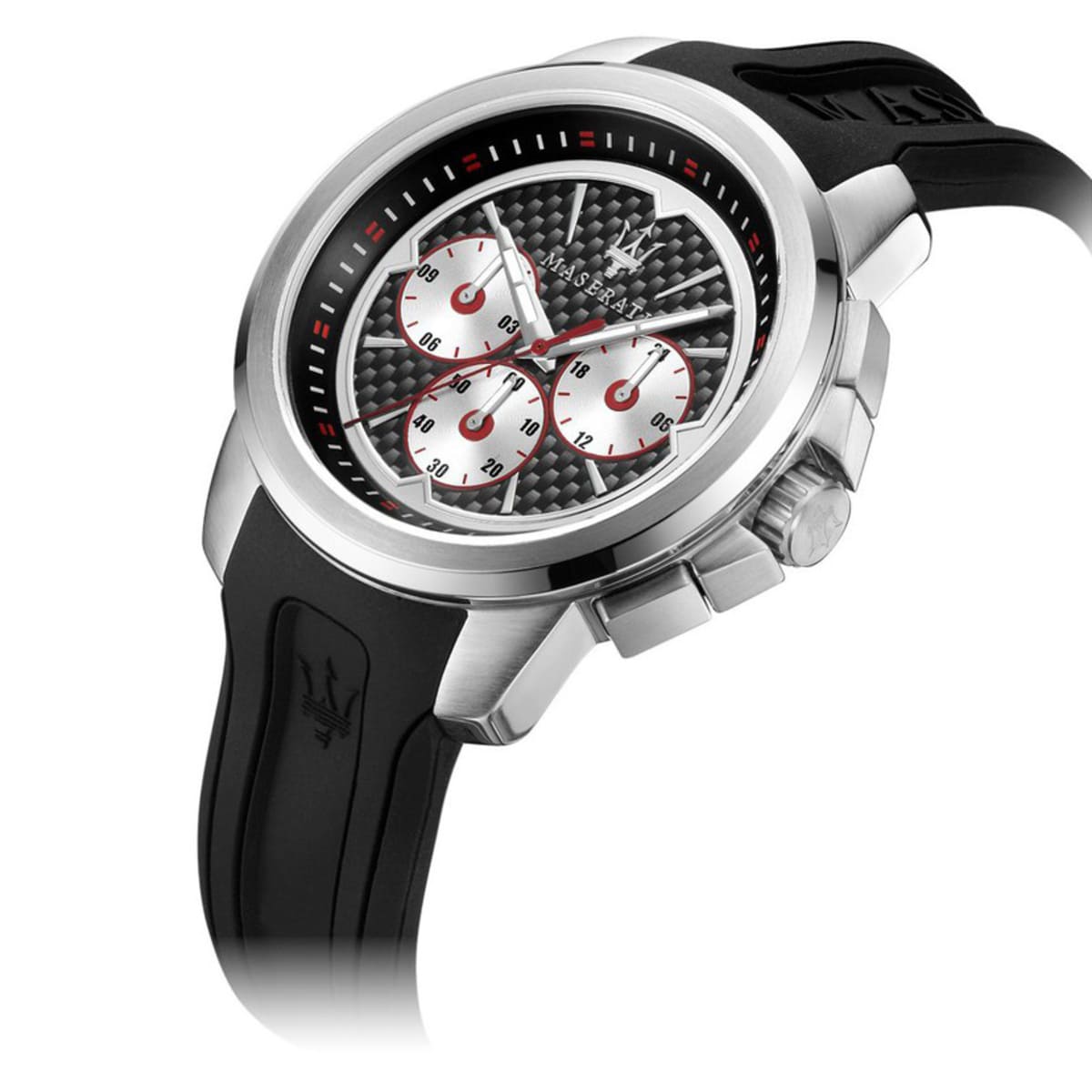 Maserati Sfida R8851123001 Carbon Fiber Dial Rubber Men's Watch