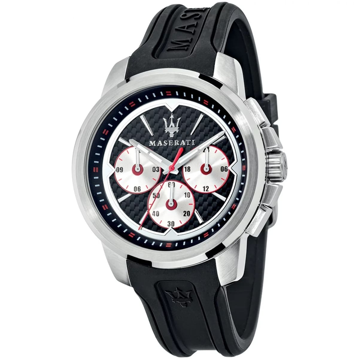 Maserati Sfida R8851123001 Carbon Fiber Dial Rubber Men's Watch