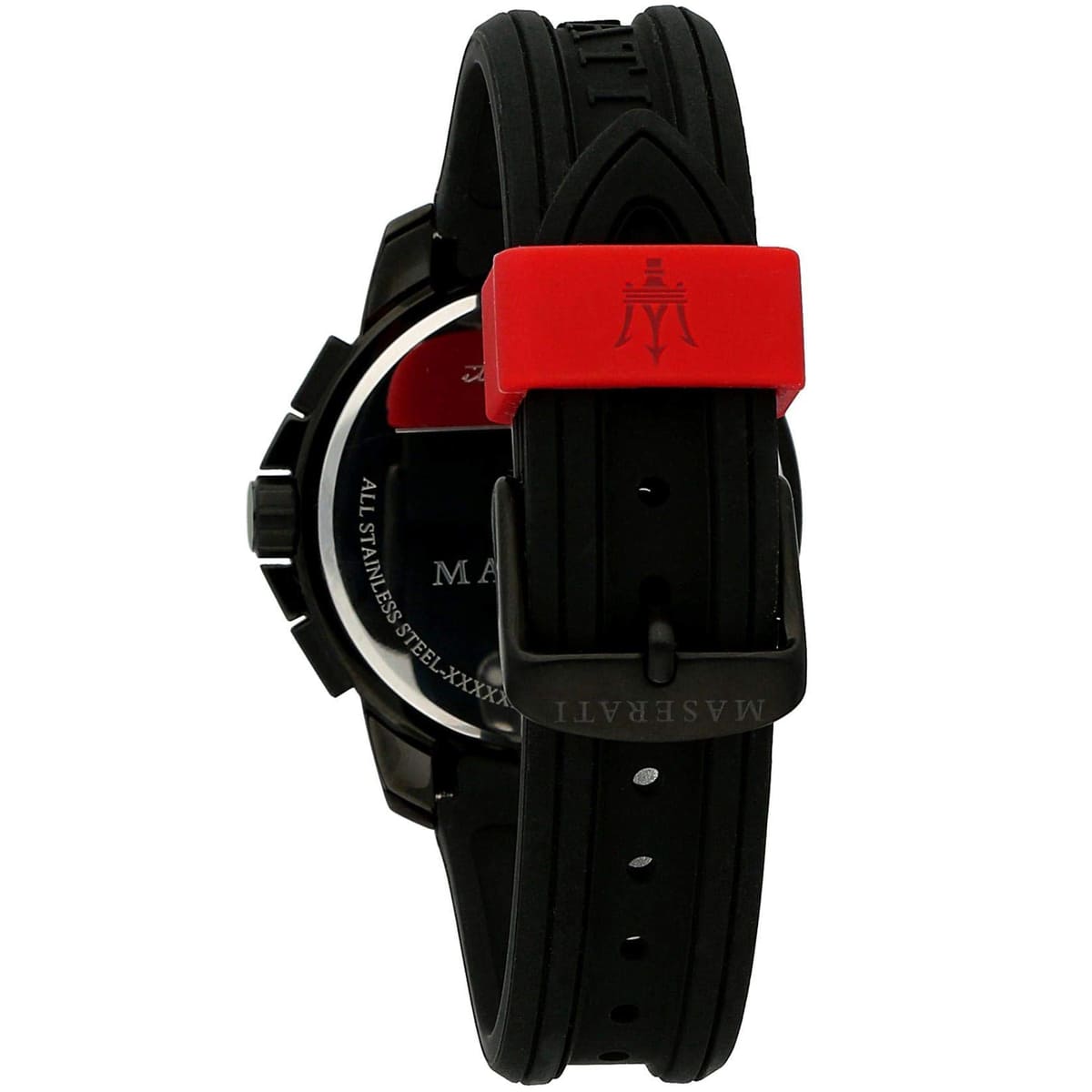 Maserati Sfida R8851123007 All Black Carbon Fiber Dial Rubber Men's Watch