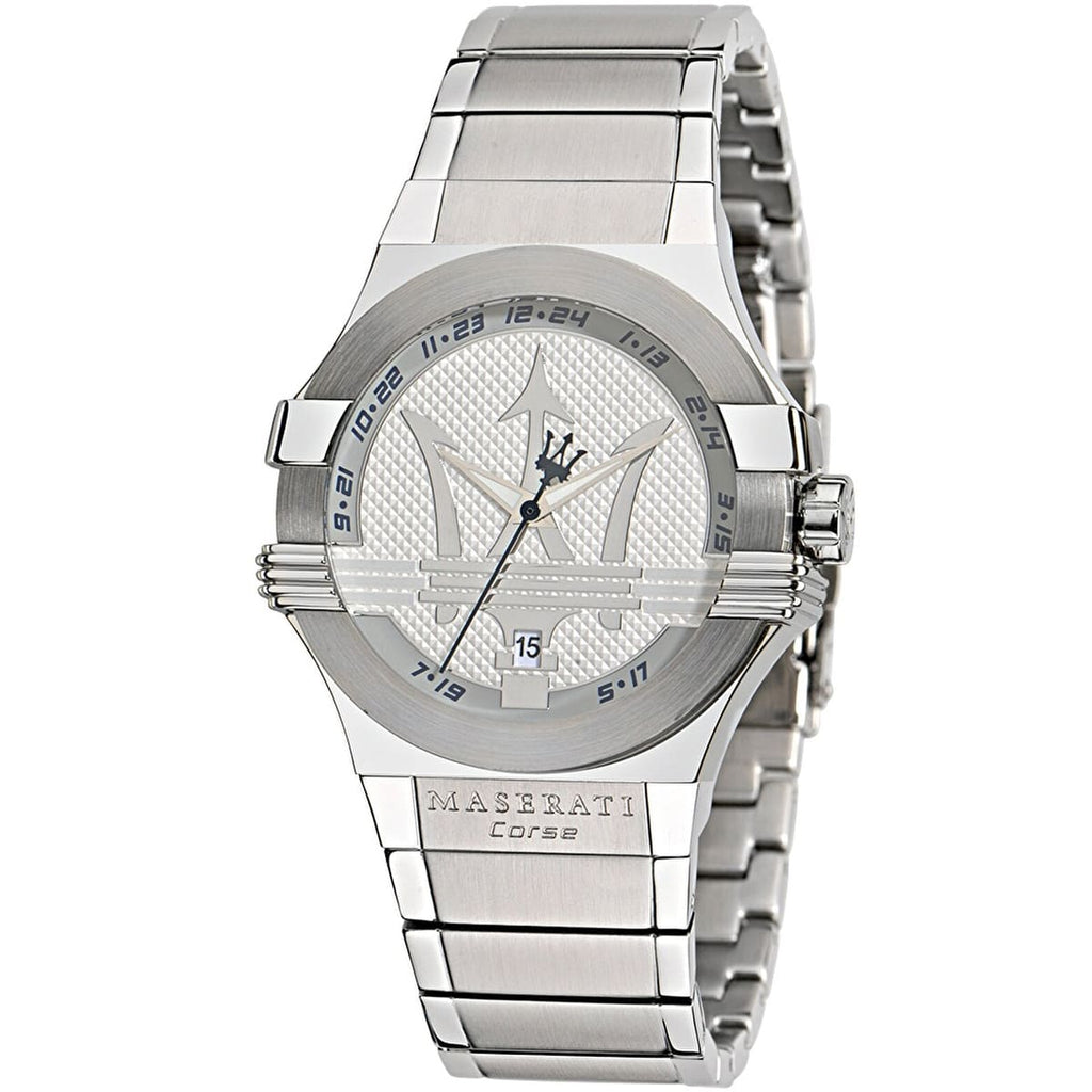 Maserati Potenza Corse R8853108002 Silver Dial Metal Men's Watch