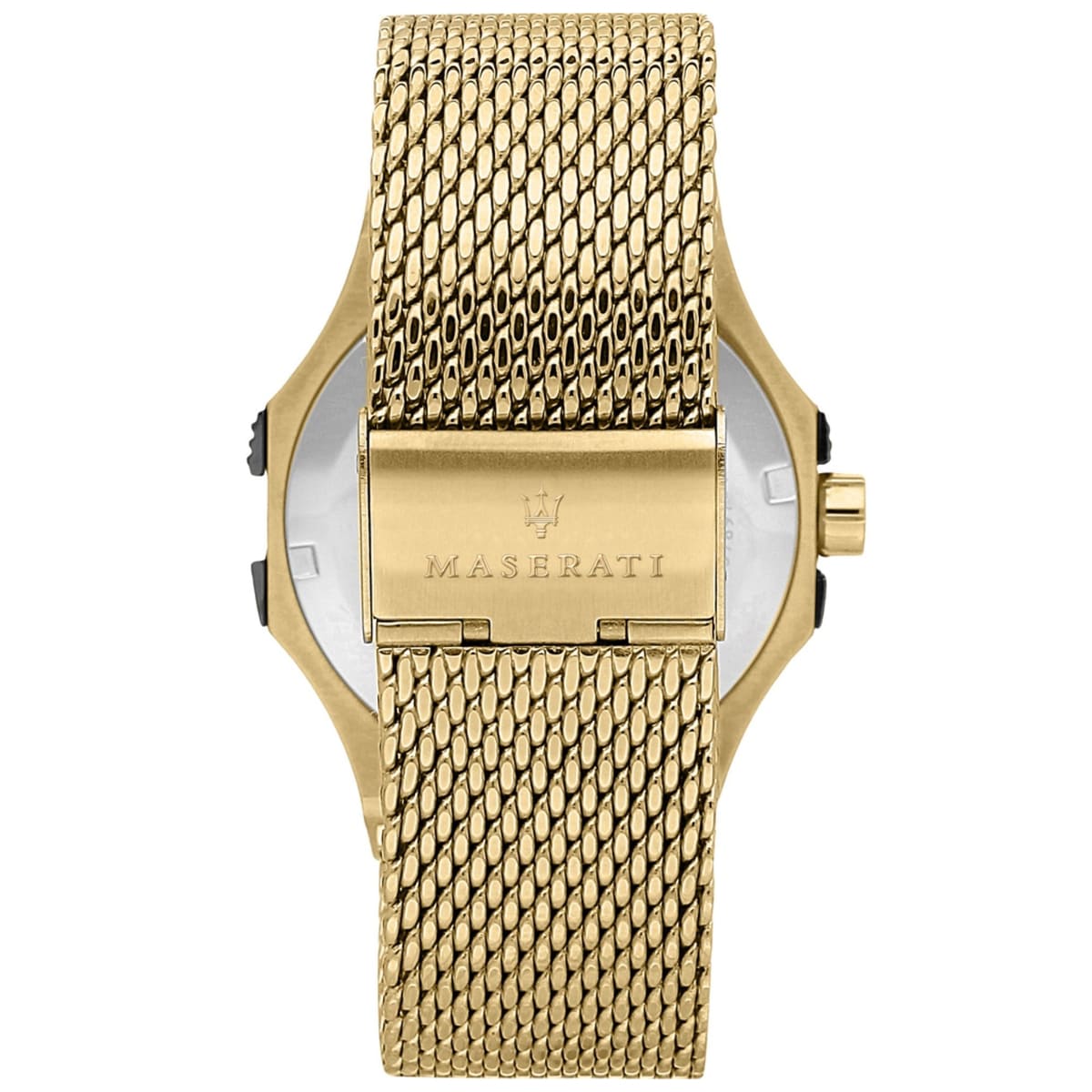 Maserati Potenza R8853108006 Gold Matte Black Dial Mesh Men's Watch