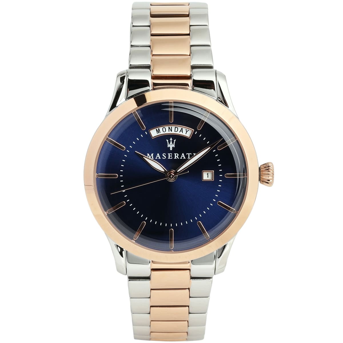 Maserati Tradizione R8853125001 Two-Tone Rose Gold Blue Dial Men's Watch