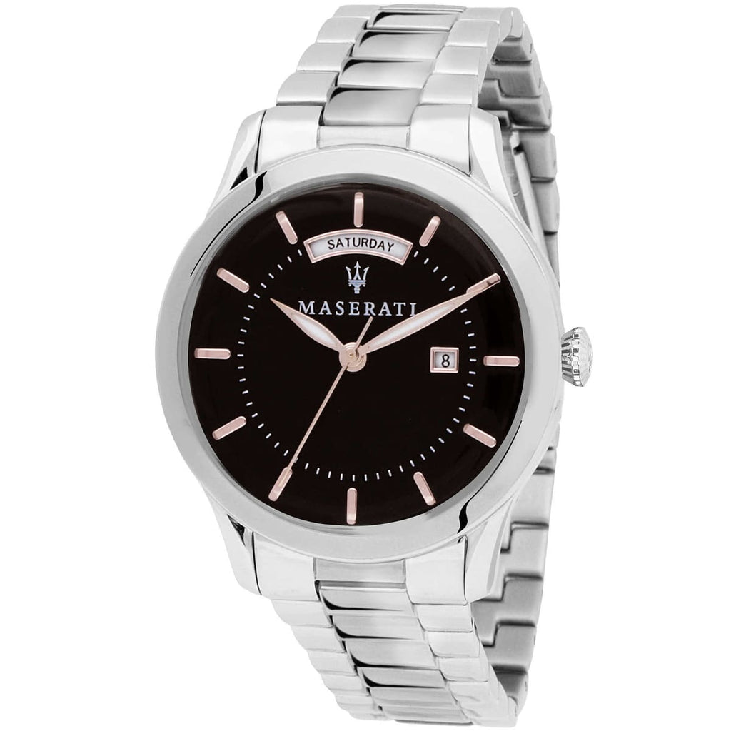 Maserati Tradizione R8853125002 Silver-Tone Black Dial Men's Watch