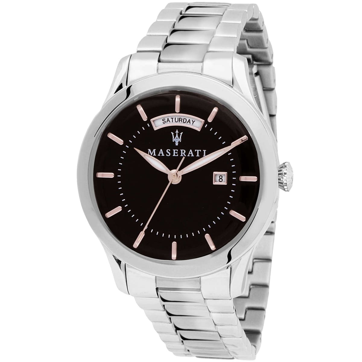 Maserati Tradizione R8853125002 Silver-Tone Black Dial Men's Watch