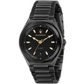 Maserati Triconic R8853139004 All Black Gold Accents Metal Men's Watch