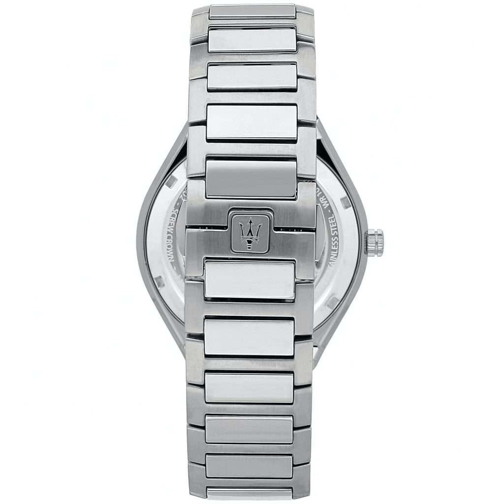 Maserati Stile R8853142005 Silver Waffle Dial Integrated Metal Men's Watch