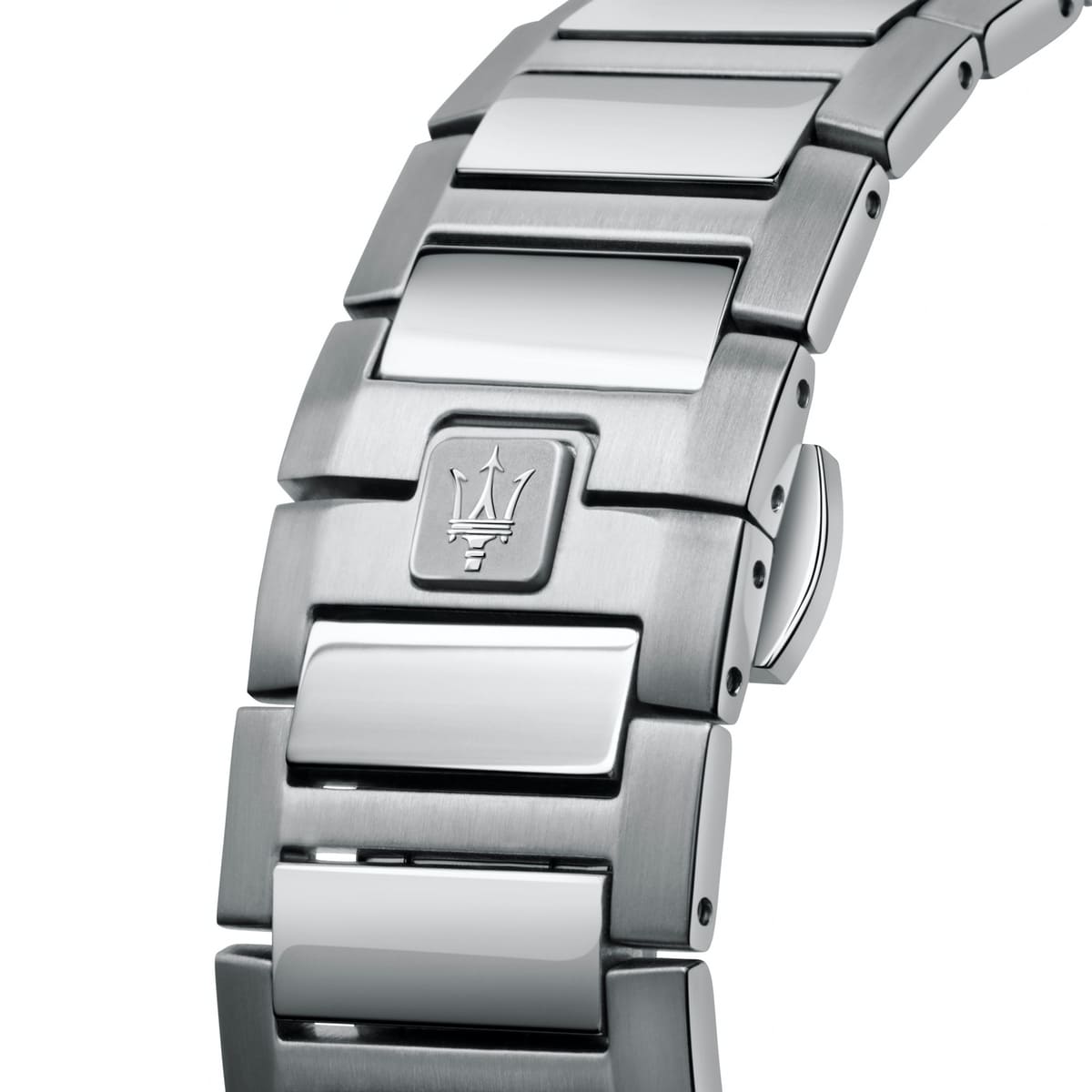 Maserati Stile R8853142006 Silver Blue Waffle Dial Men's Watch