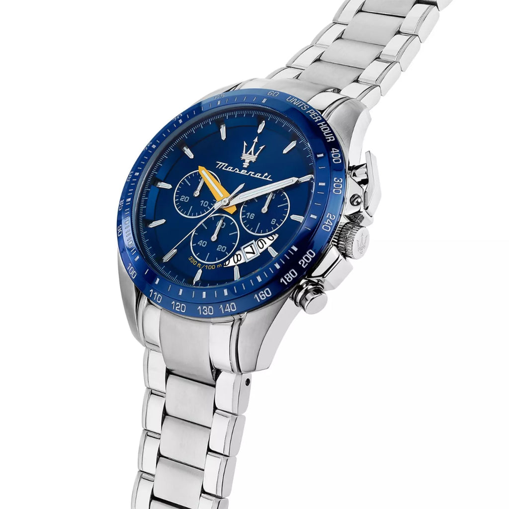 Maserati Traguardo R8871612039 Silver-Tone Blue Dial Men's Watch