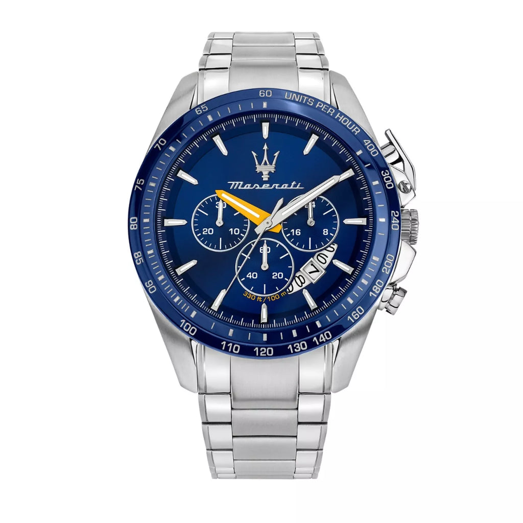 Maserati Traguardo R8871612039 Silver-Tone Blue Dial Men's Watch