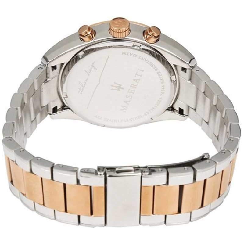 Maserati Traguardo R8873612003 Two-Tone Rose Gold Brown Dial Men's Watch