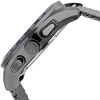 Maserati Traguardo R8873612009 Gunmetal Grey Blue Dial Mesh Men's Watch