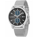 Maserati Epoca R8873618003 Silver-Tone Gray Dial Mesh Men's Watch