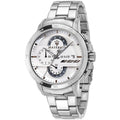 Maserati Ingegno R8873619004 Silver-Tone White Dial Men's Watch