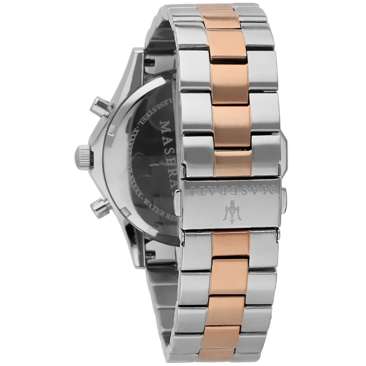 Maserati Circuito R8873627004 Two-Tone Rose Gold Black Dial Men's Watch