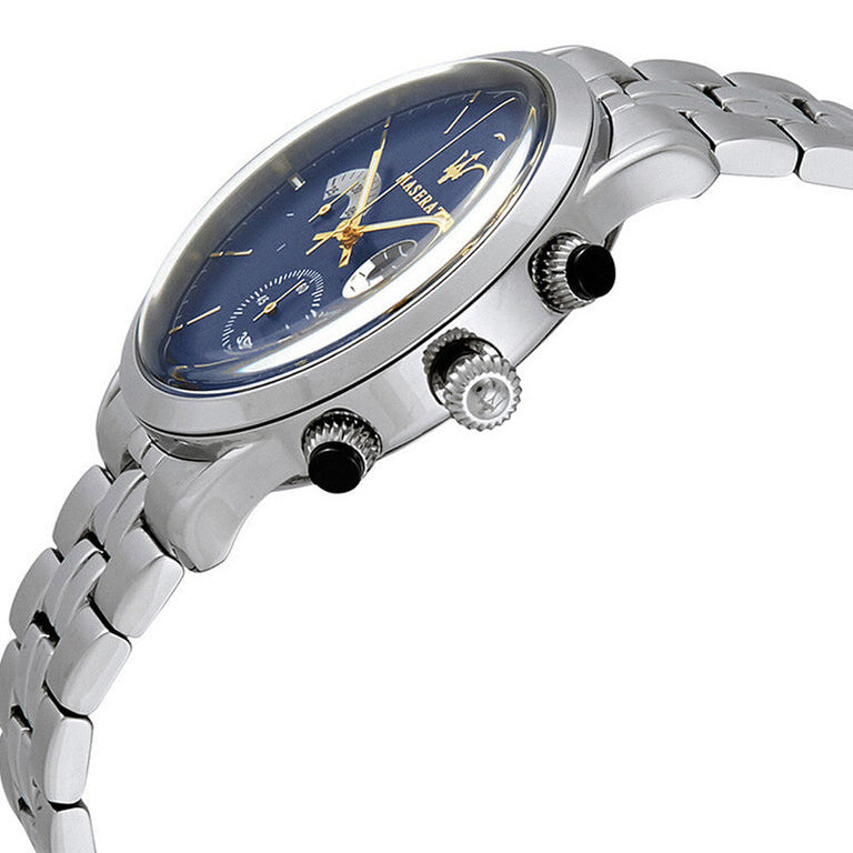 Maserati Ricordo R8873633001 Silver-Tone Blue Dial Men's Watch