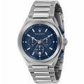 Maserati Triconic R8873639001 Silver-Tone Blue Racing Dial Men's Watch