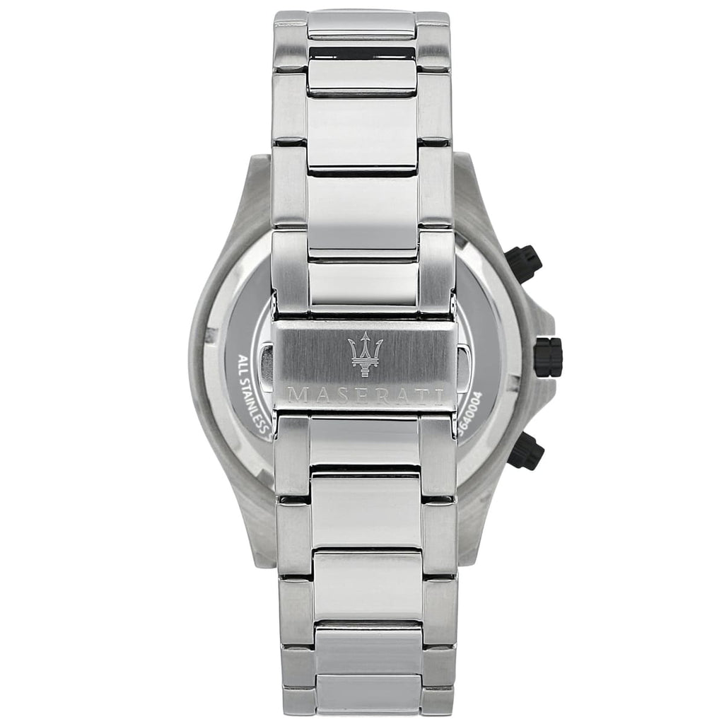 Maserati Sfida R8873640003 Silver-Tone White Panda Dial Men's Watch