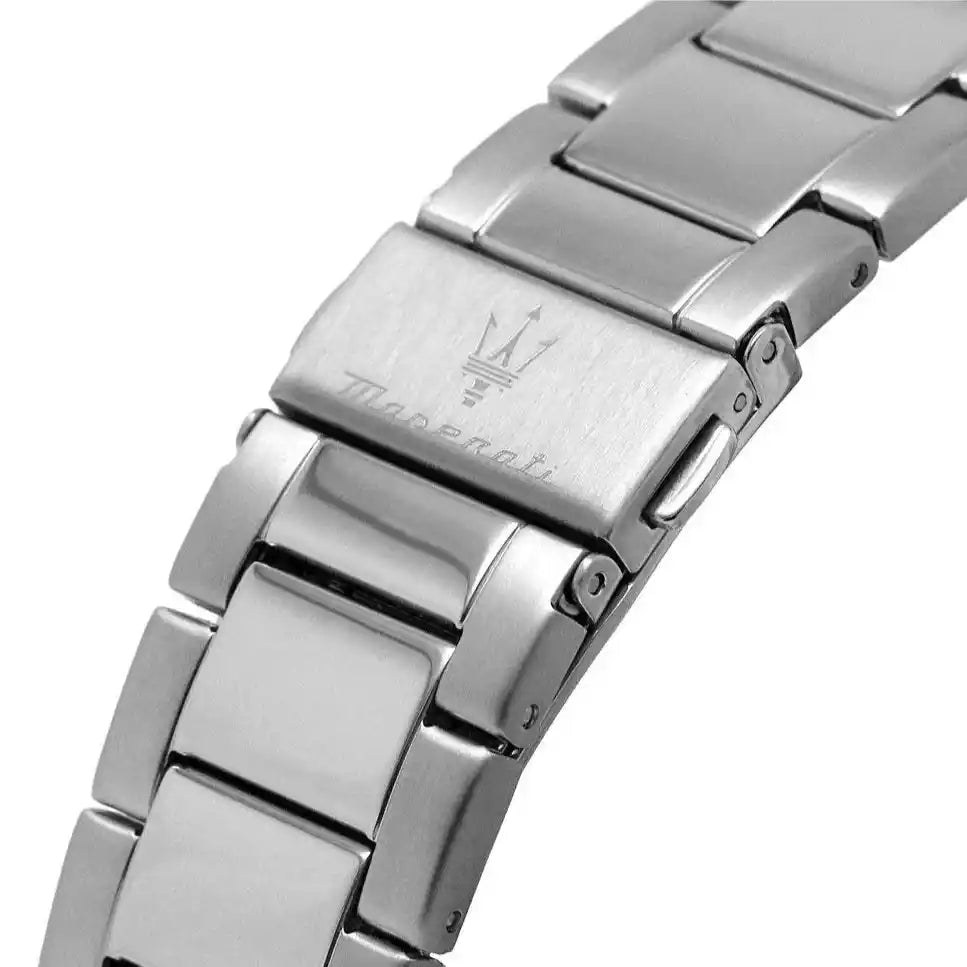 Maserati Sfida R8873640015 Silver-Tone Black Dial Men's Watch