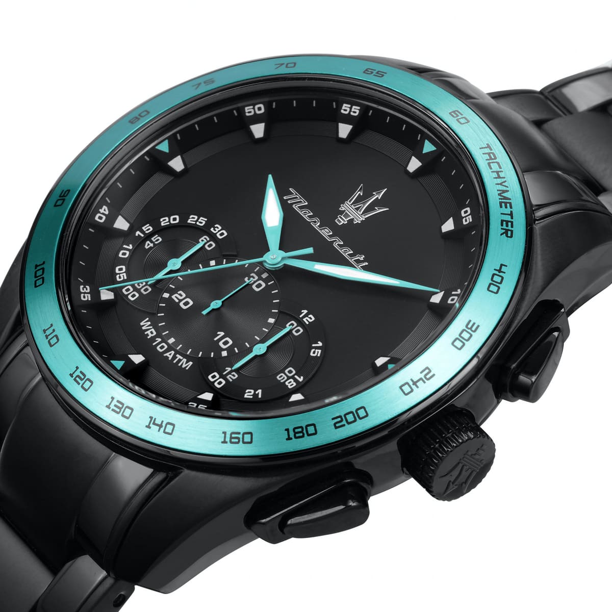 Maserati Traguardo Aqua Edition R8873644002 Black Tiffany Men's Watch
