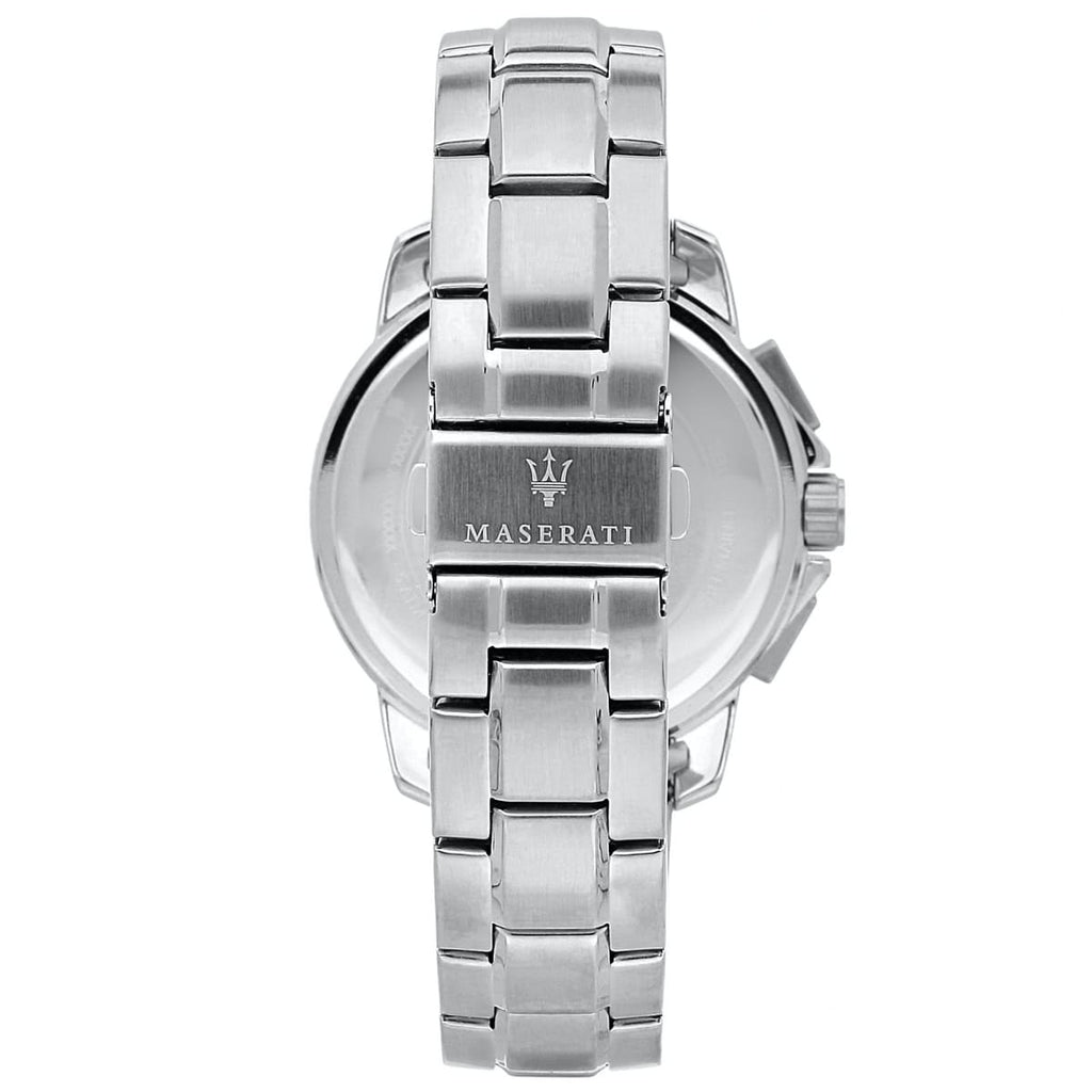 Maserati Successo Solar R8873645004 Silver Blue Dial Men's Watch