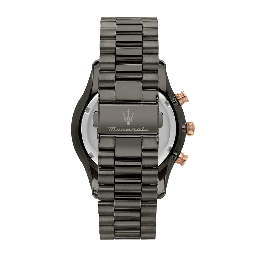 Maserati Traguardo R8873646001 Gunmetal Grey Rose Gold Men's Watch