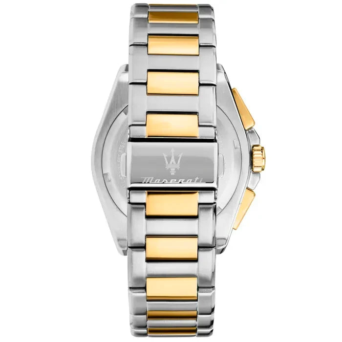 Maserati Velocita R8873652003 Two-Tone Gold Black Dial Men's Watch