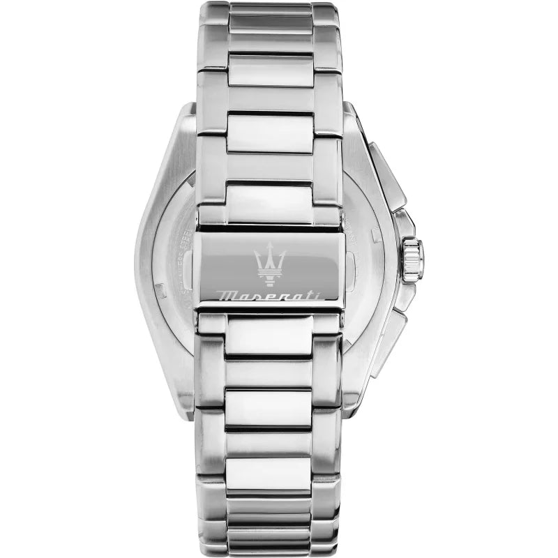 Maserati Velocita R8873652005 Silver-Tone Blue Panda Dial Men's Watch