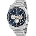 Maserati Velocita R8873652005 Silver-Tone Blue Panda Dial Men's Watch