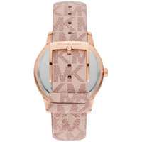 Michael Kors Tibby MK2955 Rose Gold Watch with Pink MK Logo Strap