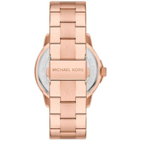 Michael Kors Brynn MK7318 Rose Gold Watch with Oversized MK Logo Dial