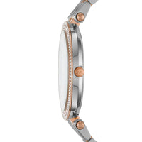 Michael Kors Darci MK3726 Two-Tone Watch with Rose Gold Celestial Star Dial